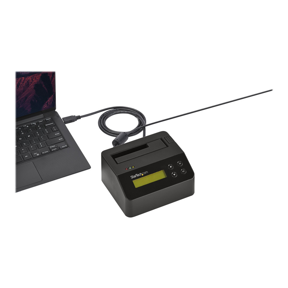 Produktbild för StarTech Hårddiskraderare och -dockningsstation för 2,5/3,5" SATA SSD/HDD - USB 3.0 - hårddiskraderare