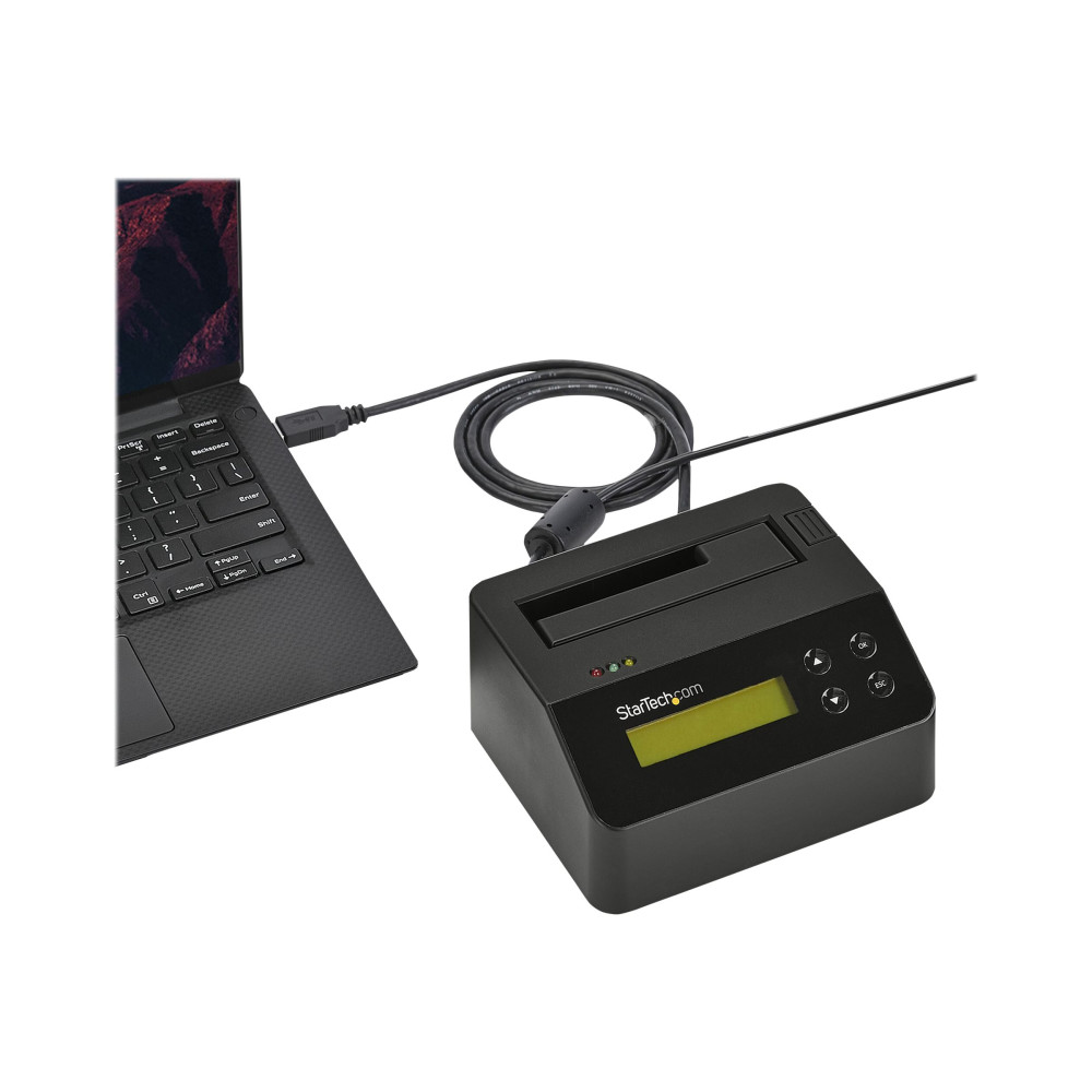Produktbild för StarTech Hårddiskraderare och -dockningsstation för 2,5/3,5" SATA SSD/HDD - USB 3.0 - hårddiskraderare