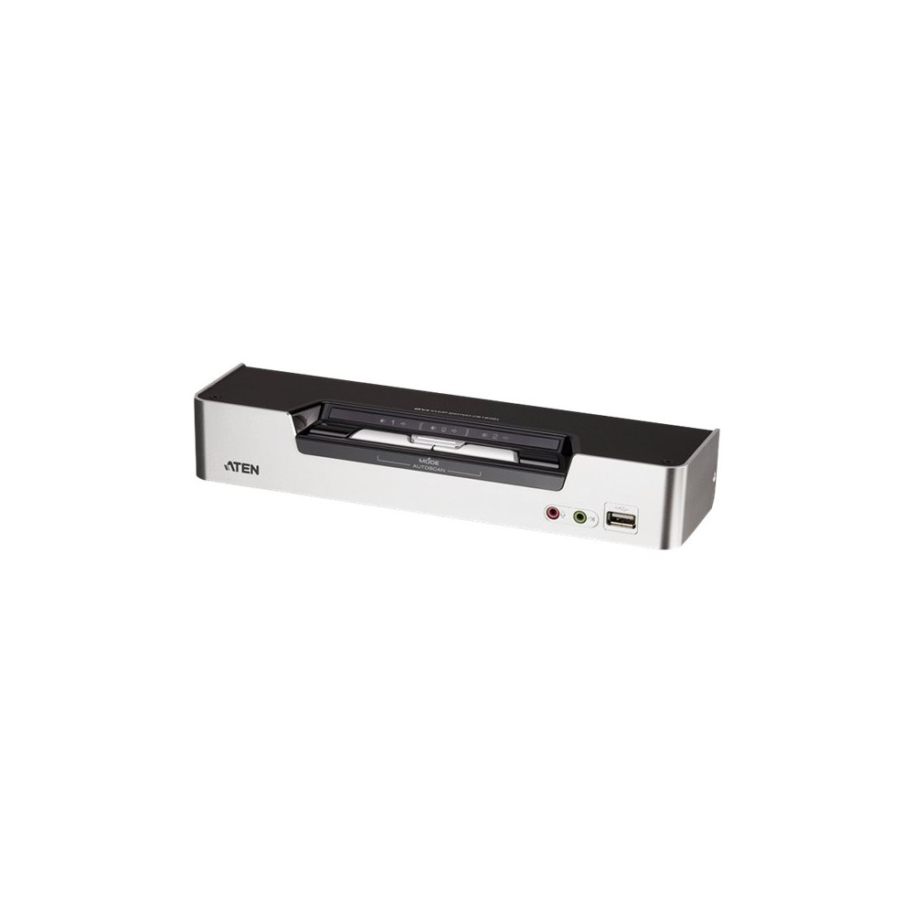 Produktbild för ATEN USB DVI Dual View KVMP Switch CS1642A - omkopplare för tangentbord/video/mus/ljud/USB - 2 portar