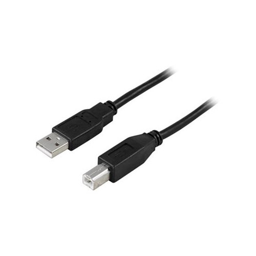 Deltaco DELTACO USB-250S - USB-kabel - USB till USB typ B - 5 m
