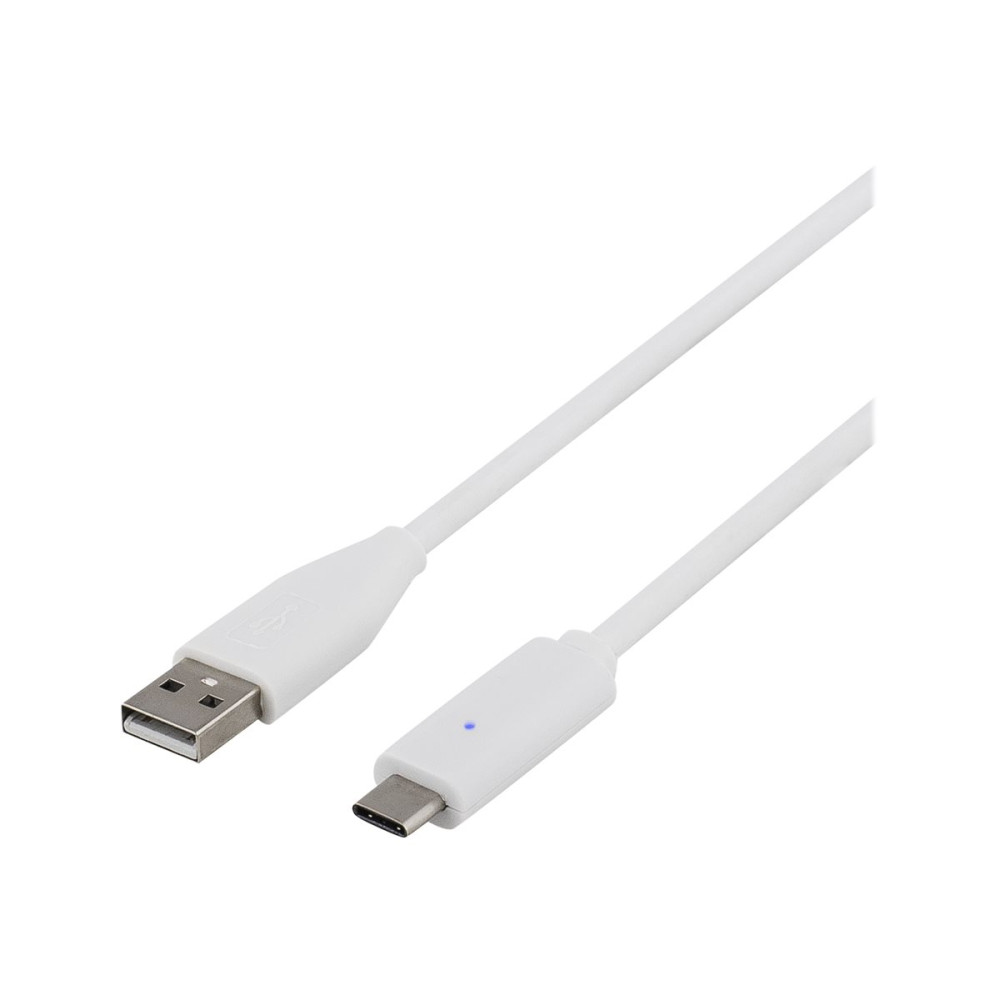 Produktbild för DELTACO - USB typ C-kabel - USB till USB-C - 25 cm