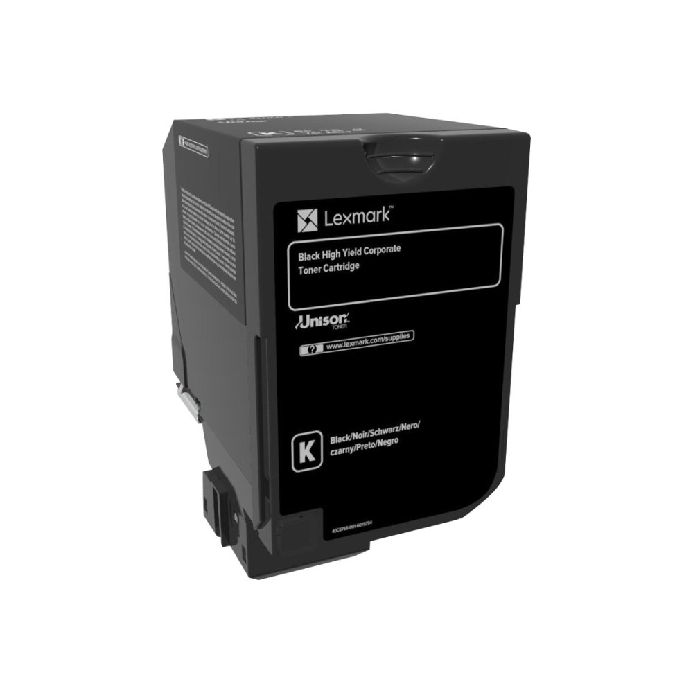 Produktbild för Lexmark - Lång livslängd - svart - original - tonerkassett - LCCP, LRP, Lexmark Corporate