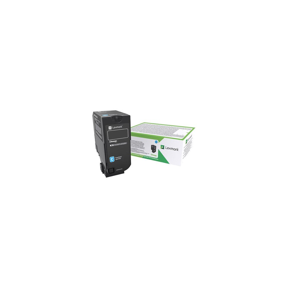 Produktbild för Lexmark - cyan - original - tonerkassett - LCCP, LRP, Lexmark Corporate