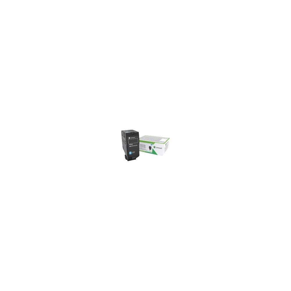 Produktbild för Lexmark - cyan - original - tonerkassett - LCCP, LRP, Lexmark Corporate