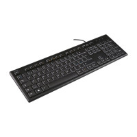 Produktbild för DELTACO TB-626 - tangentbord - Nordisk - svart Inmatningsenhet