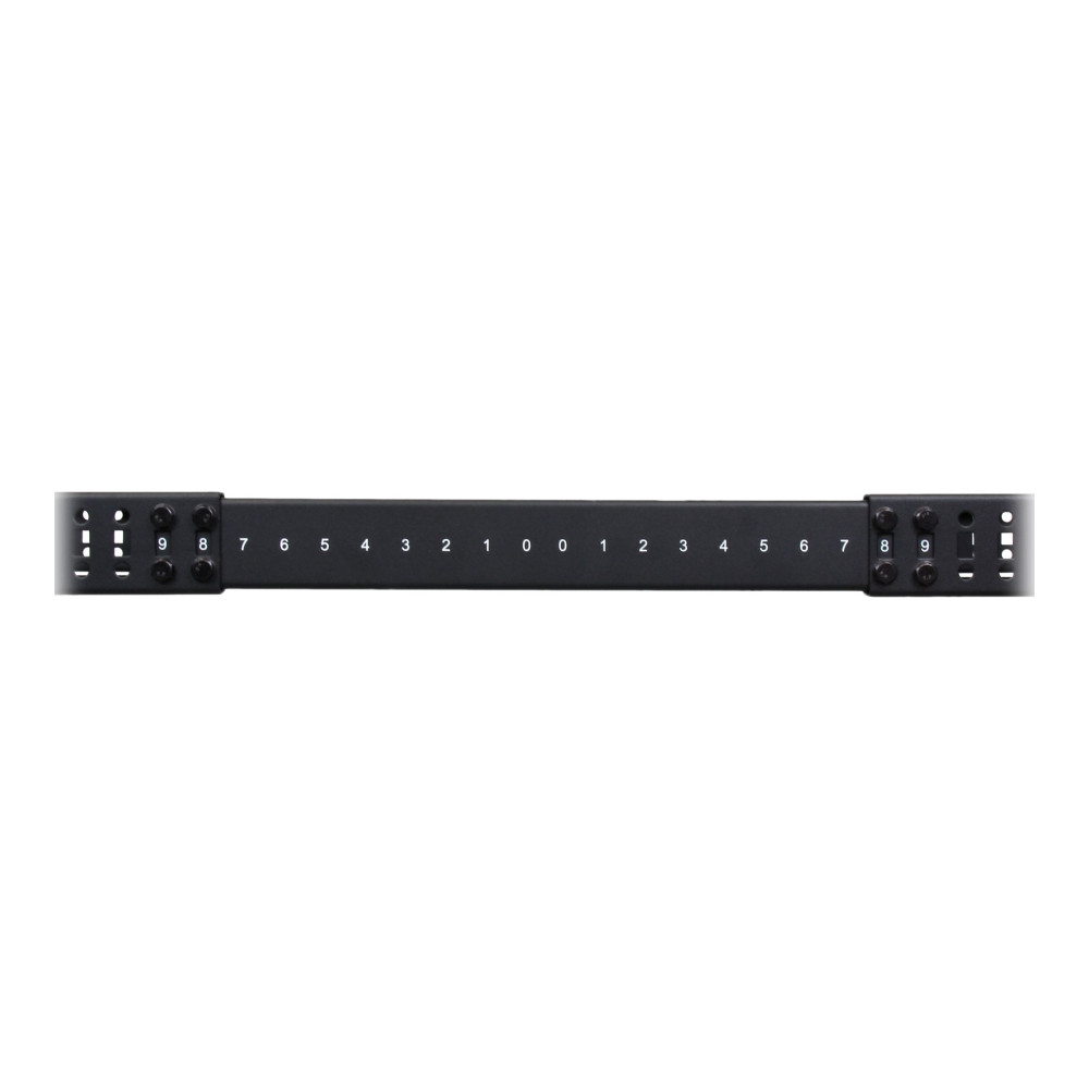 Produktbild för StarTech.com 25U-serverrack med öppen ram - 4 stolpar justerbart djup (59 cm till 104 cm) rack för nätverksutrustning med hjul/nivåfötter/kabelhantering (4POSTRACK25U) - rack - 25U