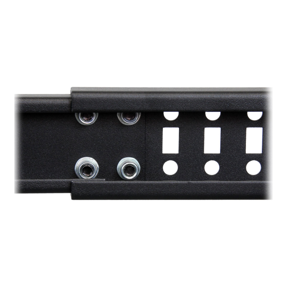 Produktbild för StarTech.com 25U-serverrack med öppen ram - 4 stolpar justerbart djup (59 cm till 104 cm) rack för nätverksutrustning med hjul/nivåfötter/kabelhantering (4POSTRACK25U) - rack - 25U