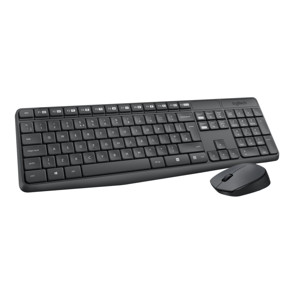 Produktbild för Logitech MK235 - sats med tangentbord och mus - tysk Inmatningsenhet