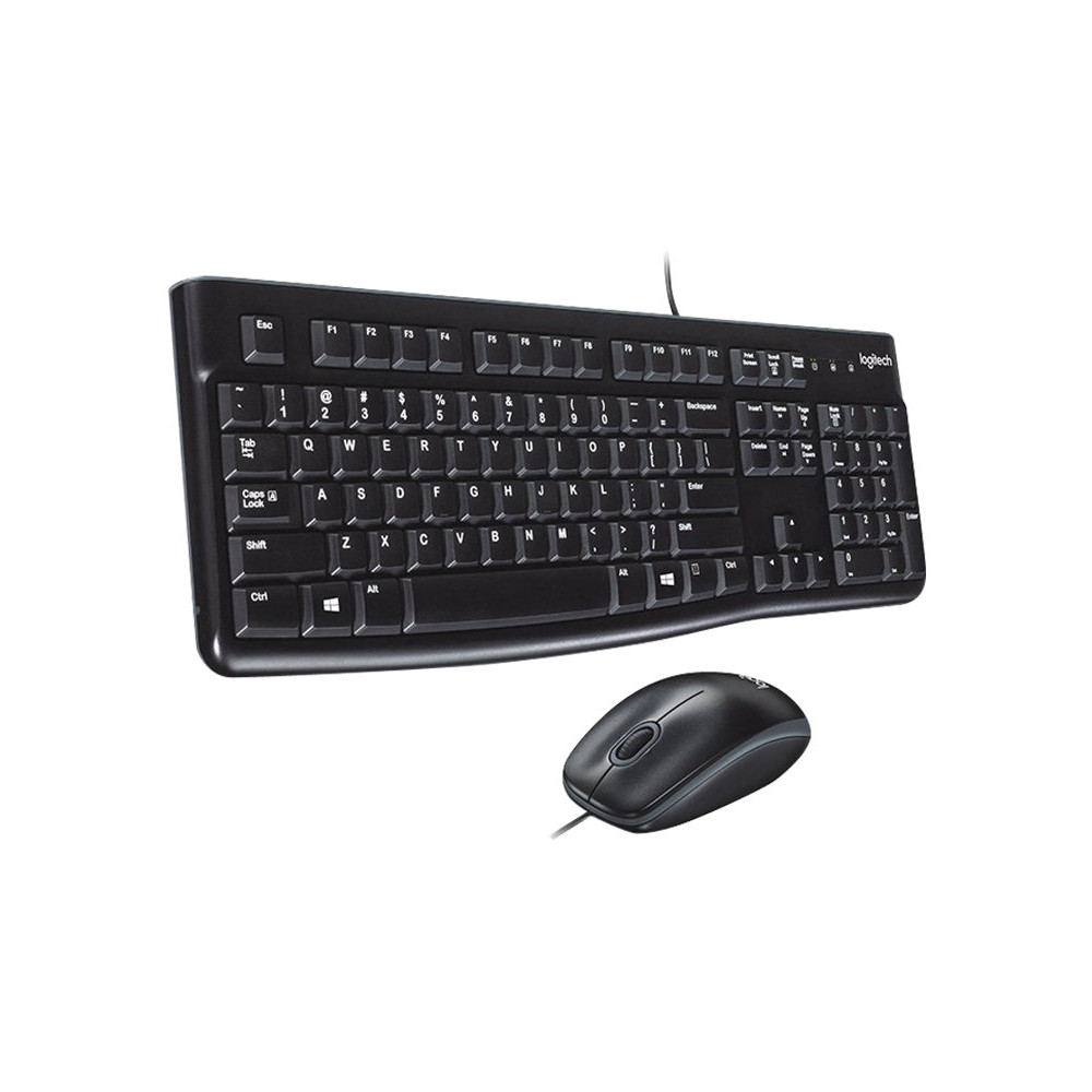 Produktbild för Logitech Desktop MK120 - sats med tangentbord och mus - fransk Inmatningsenhet