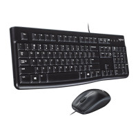 Produktbild för Logitech Desktop MK120 - sats med tangentbord och mus - fransk Inmatningsenhet