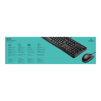 Produktbild för Logitech Desktop MK120 - sats med tangentbord och mus - fransk Inmatningsenhet