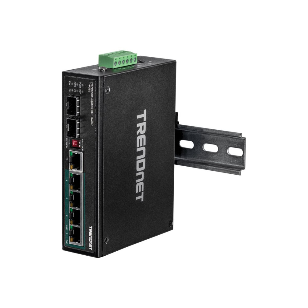 Produktbild för TRENDnet TI-PG62 - switch - 6 portar - ohanterad - TAA-kompatibel