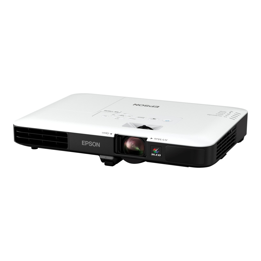 Produktbild för Epson EB-1780W - LCD-projektor - bärbar - 802.11n trådlös - svart, vit
