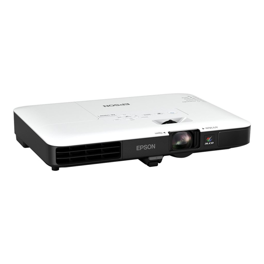 Produktbild för Epson EB-1780W - LCD-projektor - bärbar - 802.11n trådlös - svart, vit