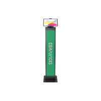 Produktbild för Compulocks Universal Tablet Cling Brandable Floor Stand ställ - för surfplatta - svart