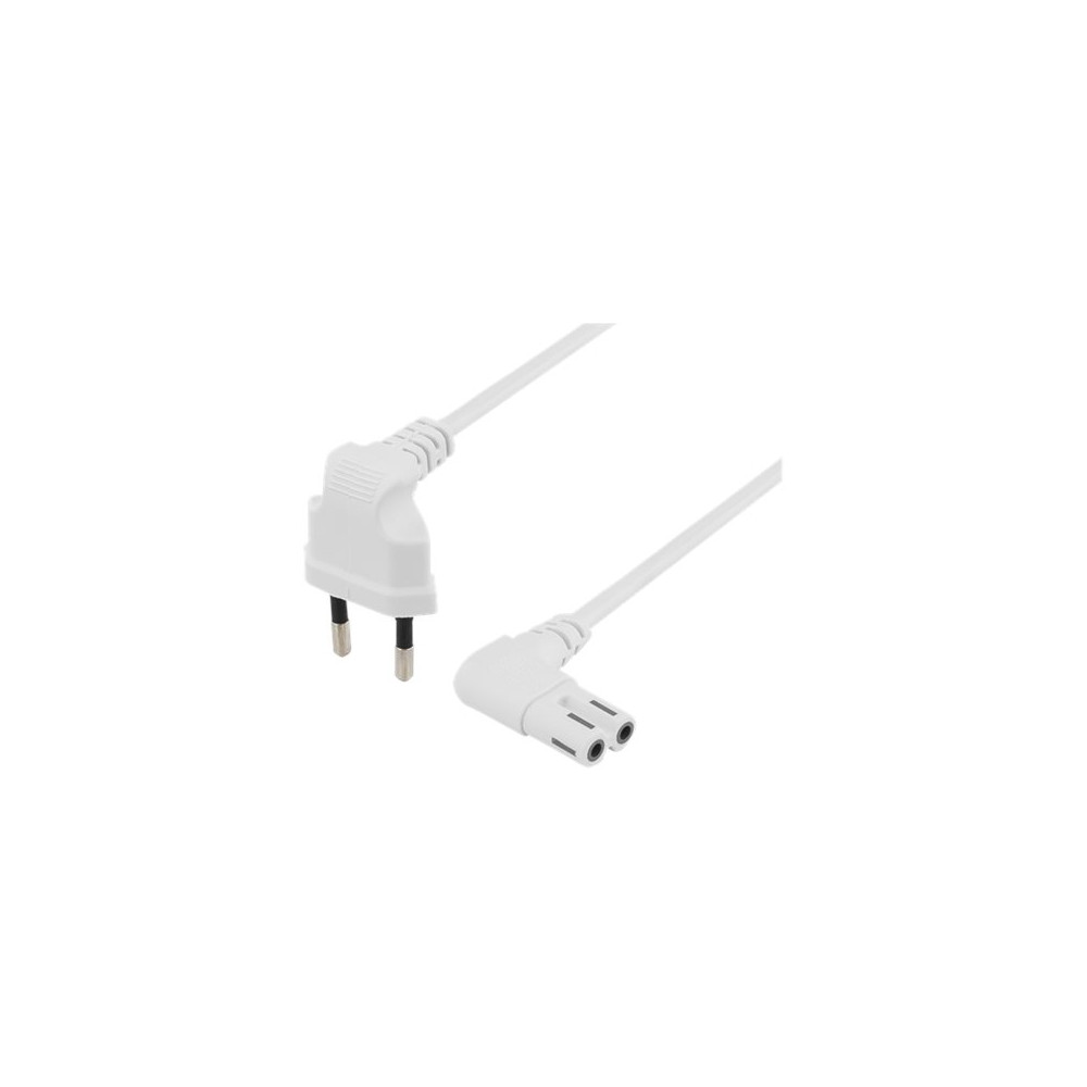 Produktbild för DELTACO DEL-109BV - strömkabel - Eurokontakt till power IEC 60320 C7 - 5 m