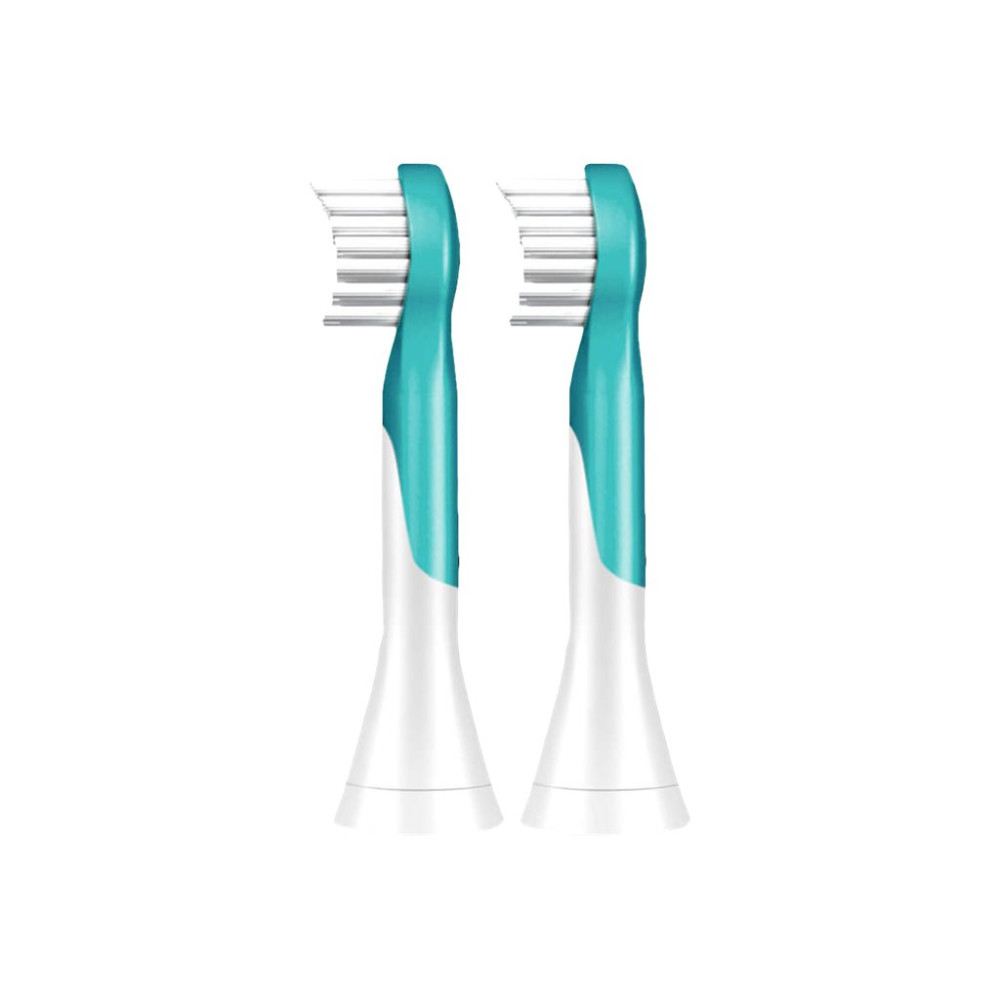Produktbild för Philips Sonicare For Kids HX6032 - extra tandborsthuvud - suprfräscht blå