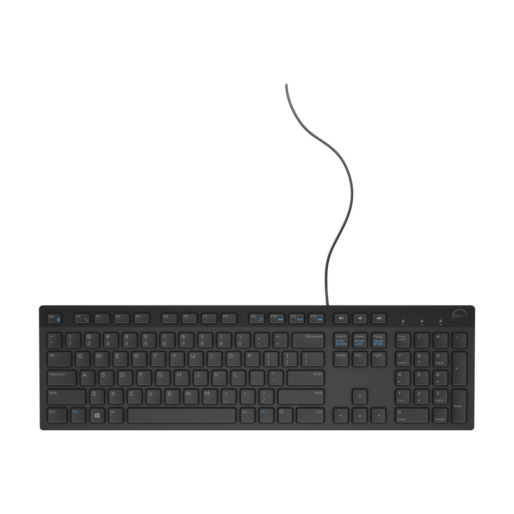 Produktbild för Dell KB216 - tangentbord - QWERTY - finska - svart Inmatningsenhet