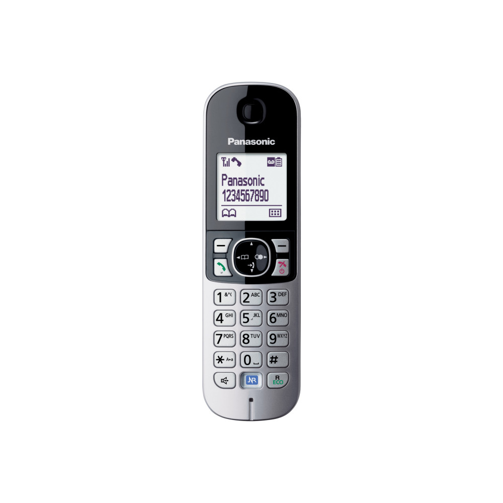 Produktbild för Panasonic KX-TG6821 - trådlös telefon - svarssysten med nummerpresentation