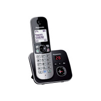 Produktbild för Panasonic KX-TG6821 - trådlös telefon - svarssysten med nummerpresentation