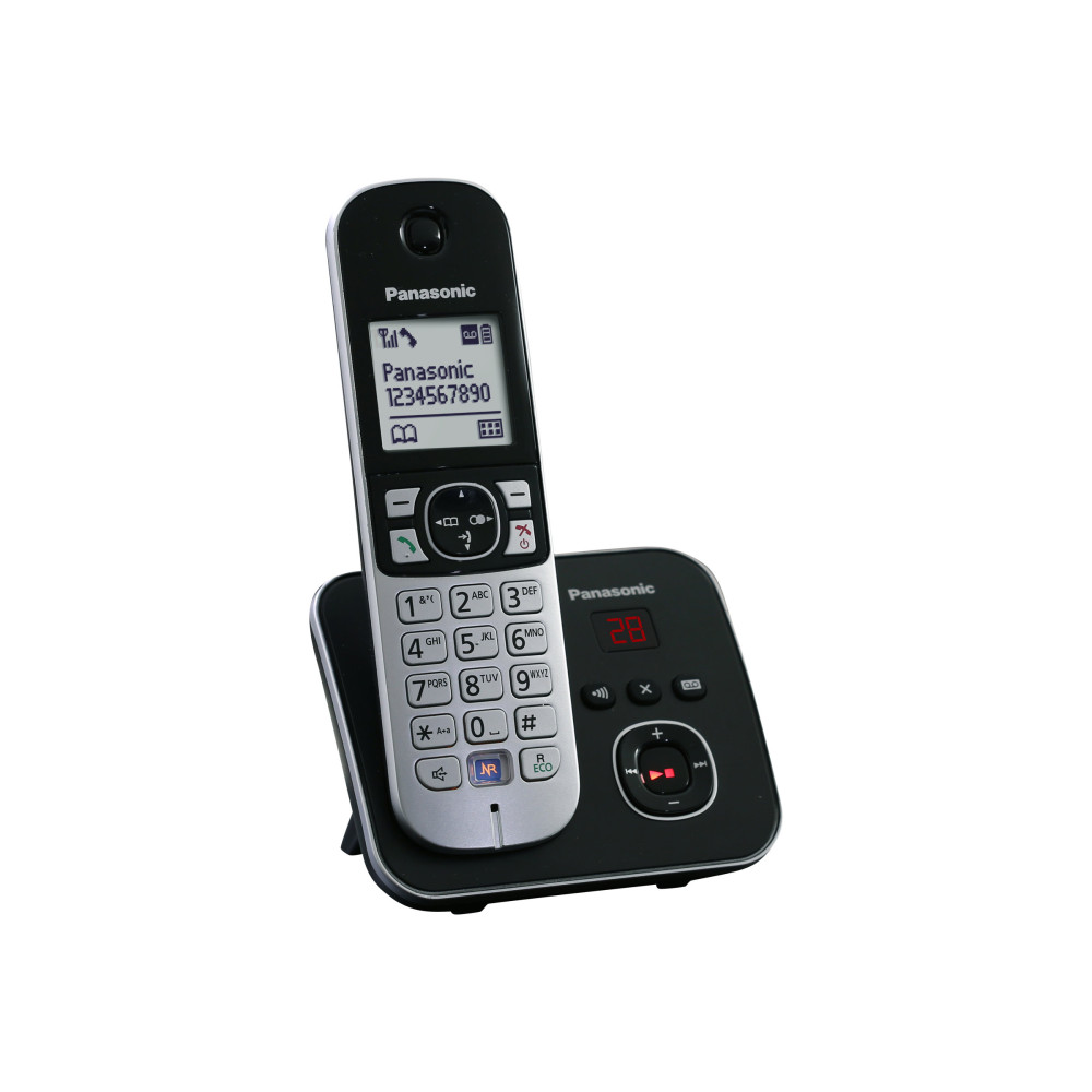 Produktbild för Panasonic KX-TG6821 - trådlös telefon - svarssysten med nummerpresentation