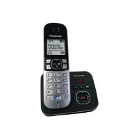 Produktbild för Panasonic KX-TG6821 - trådlös telefon - svarssysten med nummerpresentation