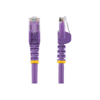 Produktbild för Startech 10m CAT6 Ethernet Cable, 10 Gigabit Snagless RJ45 650MHz 100W PoE Patch Cord, CAT 6 10GbE UTP Network Cable w/Strain Relief, Purple, Wiring is UL Certified/TIA - Category 6 - 24AWG (N6PATC10MPL) - nätverkskabel - 10 m - lila