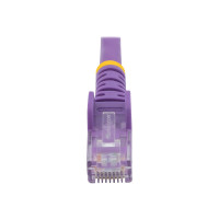 Produktbild för Startech 10m CAT6 Ethernet Cable, 10 Gigabit Snagless RJ45 650MHz 100W PoE Patch Cord, CAT 6 10GbE UTP Network Cable w/Strain Relief, Purple, Wiring is UL Certified/TIA - Category 6 - 24AWG (N6PATC10MPL) - nätverkskabel - 10 m - lila