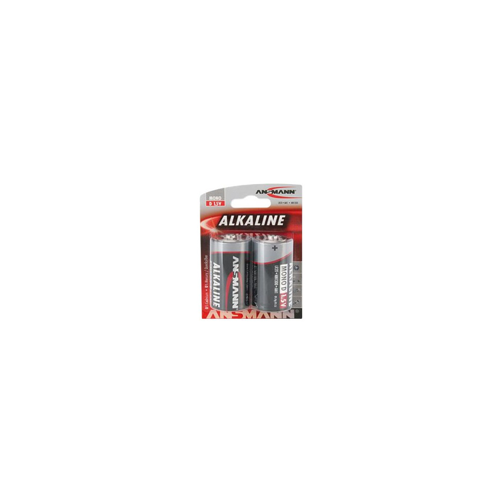 Produktbild för ANSMANN RED LINE batteri - 2 x D - alkaliskt