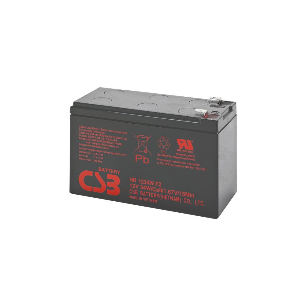 Produktbild för PowerWalker - UPS-batteri - 9 Ah