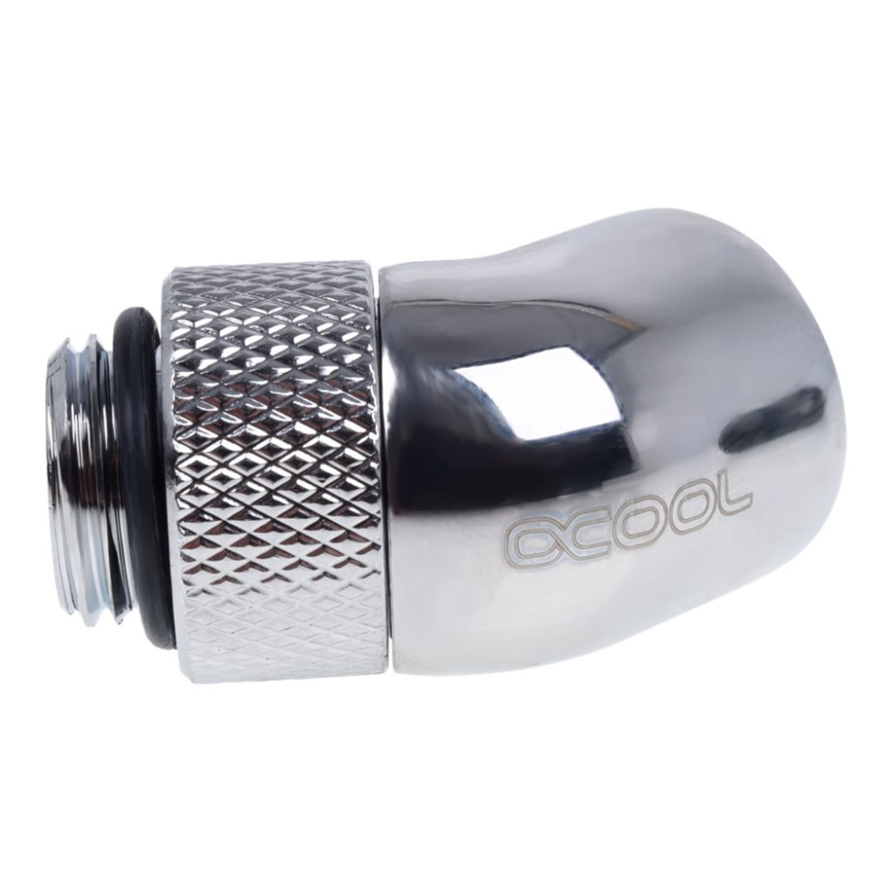 Produktbild för Alphacool Eiszapfen angled adaptor 45° rotatable G1/4 outer thread to G1/4 inner thread - anslutningsadapter för vätskekylningssystem