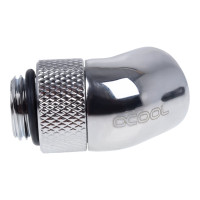Produktbild för Alphacool Eiszapfen angled adaptor 45° rotatable G1/4 outer thread to G1/4 inner thread - anslutningsadapter för vätskekylningssystem