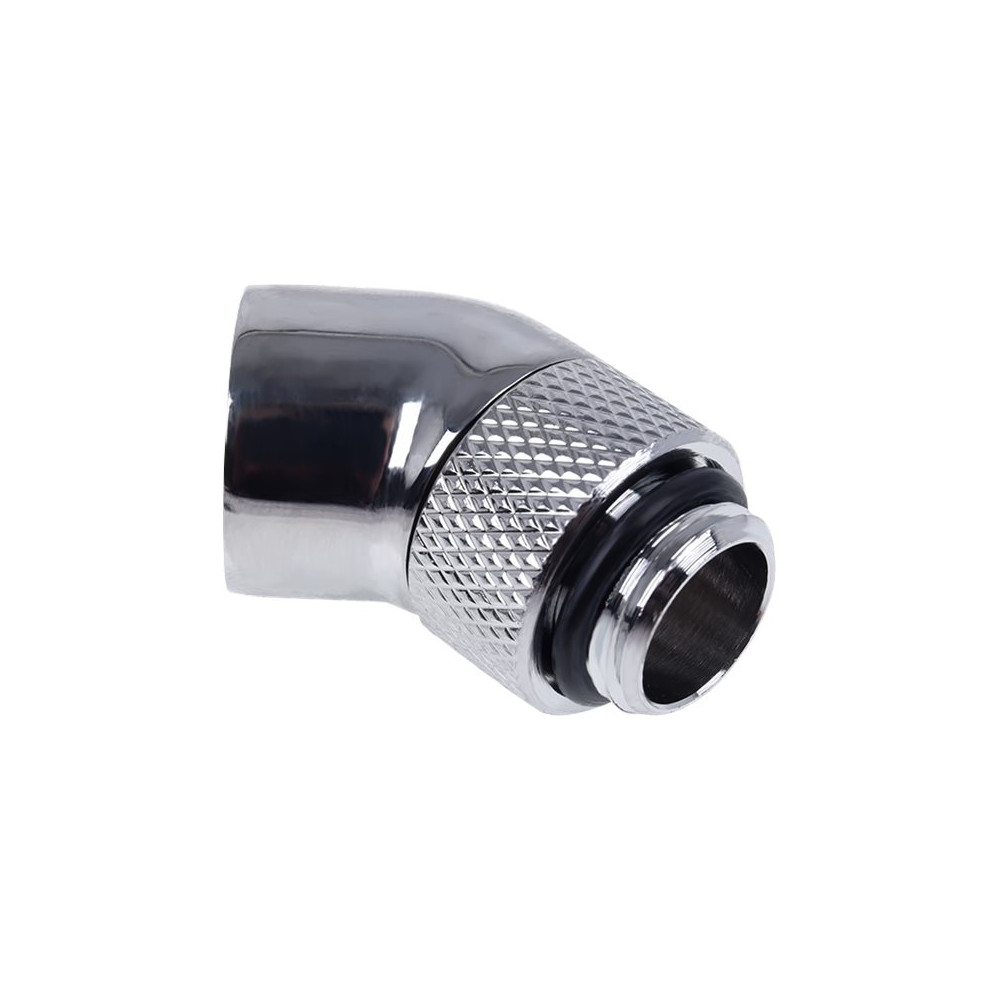 Produktbild för Alphacool Eiszapfen angled adaptor 45° rotatable G1/4 outer thread to G1/4 inner thread - anslutningsadapter för vätskekylningssystem