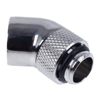Produktbild för Alphacool Eiszapfen angled adaptor 45° rotatable G1/4 outer thread to G1/4 inner thread - anslutningsadapter för vätskekylningssystem
