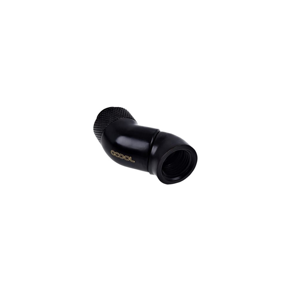 Produktbild för Alphacool Eiszapfen Connector Series Double 45° Angle Adapter - vinklad monteringsadapter för vätskekylningssystem