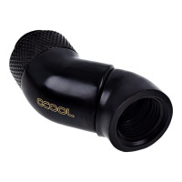 Produktbild för Alphacool Eiszapfen Connector Series Double 45° Angle Adapter - vinklad monteringsadapter för vätskekylningssystem
