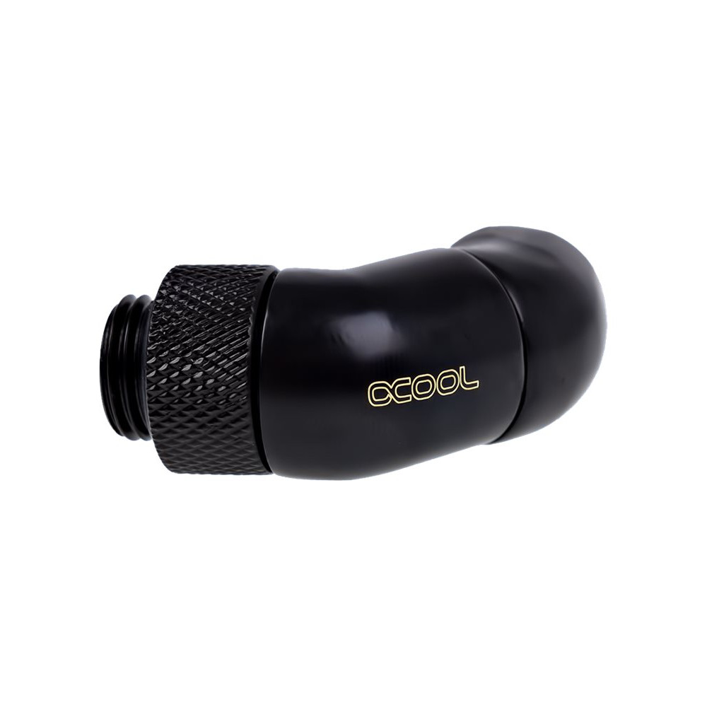 Produktbild för Alphacool Eiszapfen Connector Series Double 45° Angle Adapter - vinklad monteringsadapter för vätskekylningssystem
