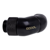Produktbild för Alphacool Eiszapfen Connector Series Double 45° Angle Adapter - vinklad monteringsadapter för vätskekylningssystem