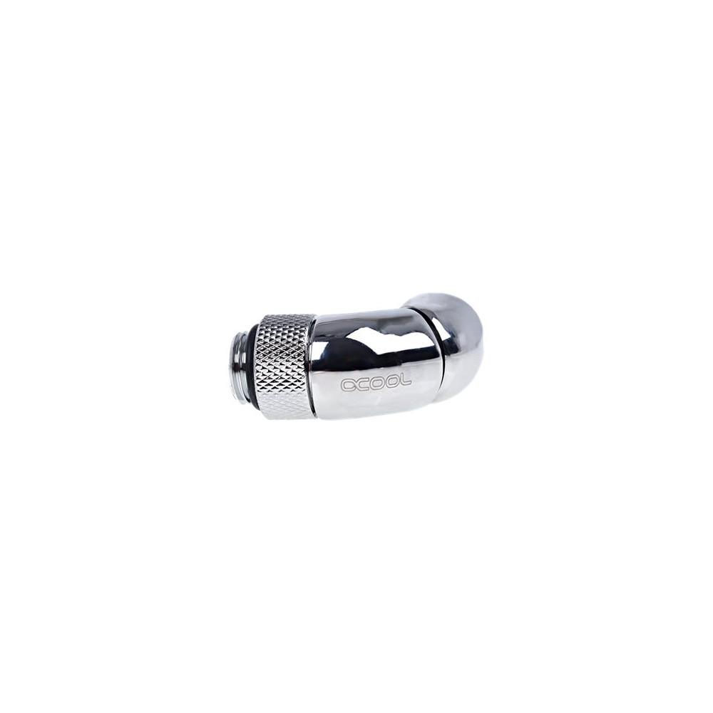 Produktbild för Alphacool Eiszapfen Connector Series Double 45° Angle Adapter - vinklad monteringsadapter för vätskekylningssystem