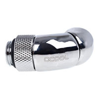 Produktbild för Alphacool Eiszapfen Connector Series Double 45° Angle Adapter - vinklad monteringsadapter för vätskekylningssystem