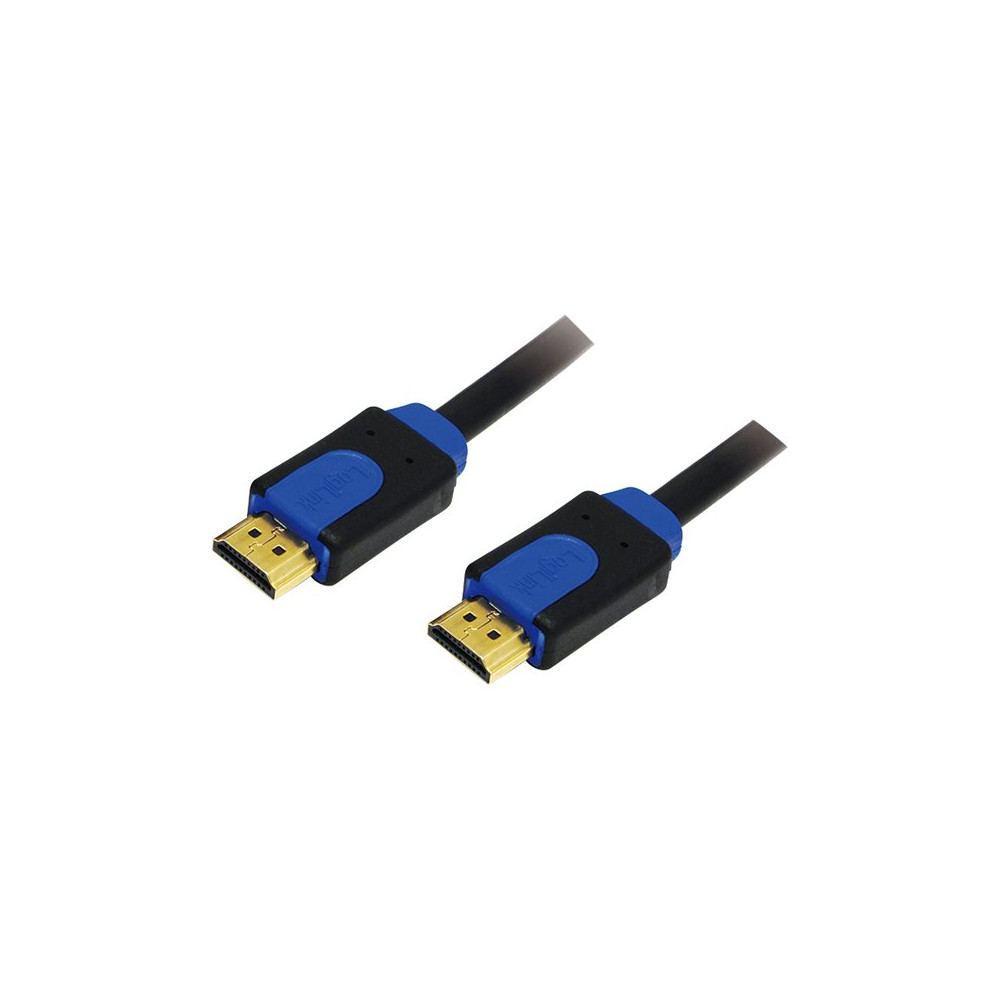 Produktbild för LogiLink HDMI-kabel med Ethernet - 1 m