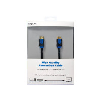 Produktbild för LogiLink HDMI-kabel med Ethernet - 1 m