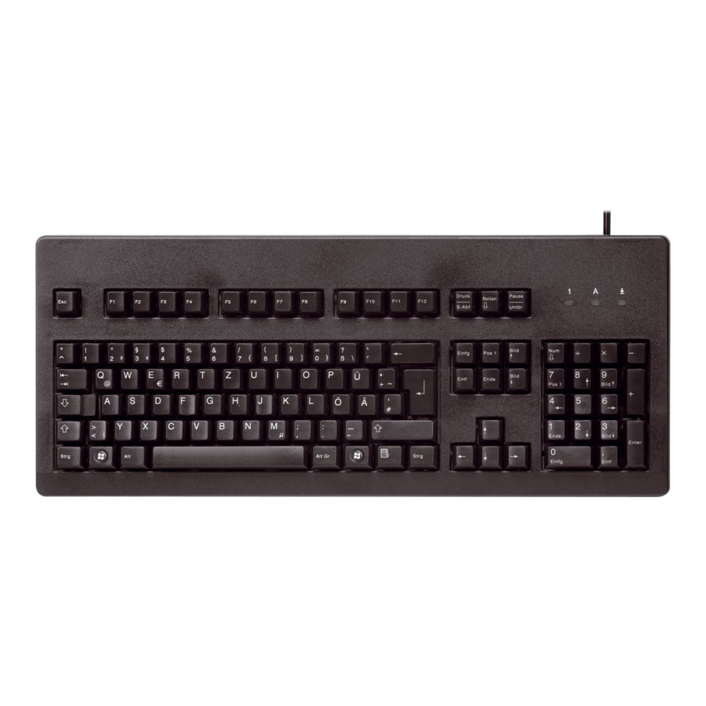 Produktbild för CHERRY G80-3000 - tangentbord - tysk - svart Inmatningsenhet