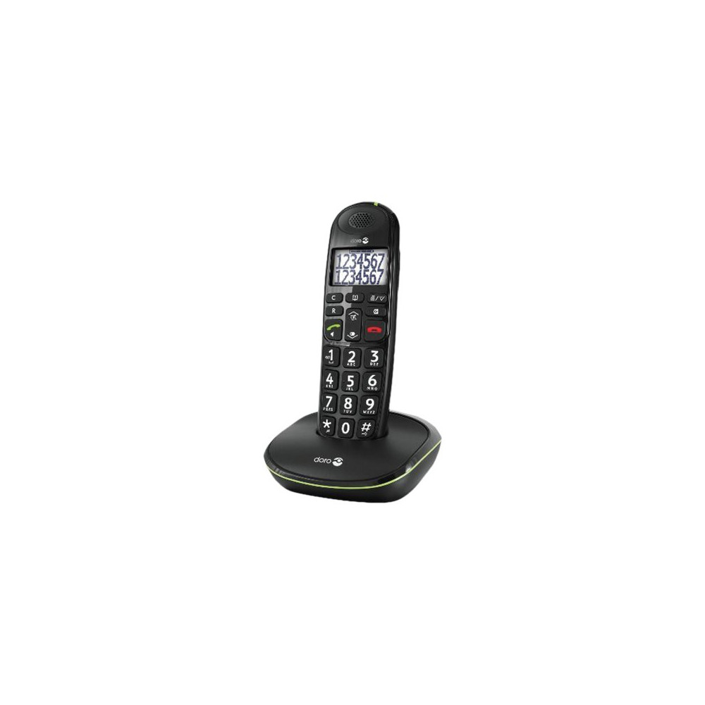 Produktbild för DORO PhoneEasy 110 - trådlös telefon med nummerpresentation/samtal väntar