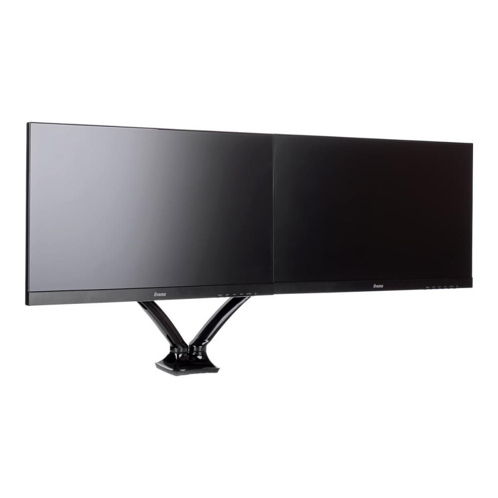 Produktbild för Iiyama DS3002C-B1 monteringssats - justerbar arm - för 2 monitorer - svart