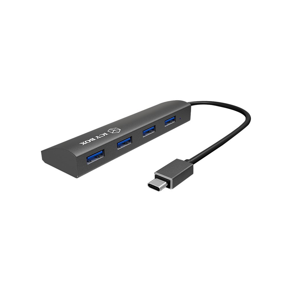 Produktbild för ICY BOX IB-AC6405-C - hubb - 4 portar