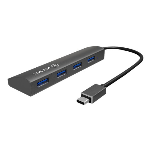 RaidSonic Technology ICY BOX IB-AC6405-C - hubb - 4 portar