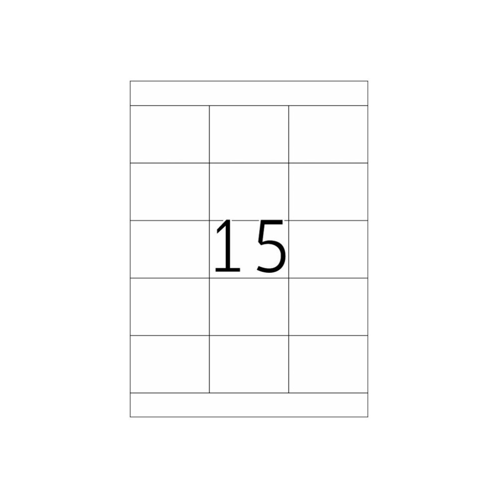 Produktbild för HERMA Premium - laminerade etiketter - matt - 375 etikett (er) - 70 x 50.8 mm