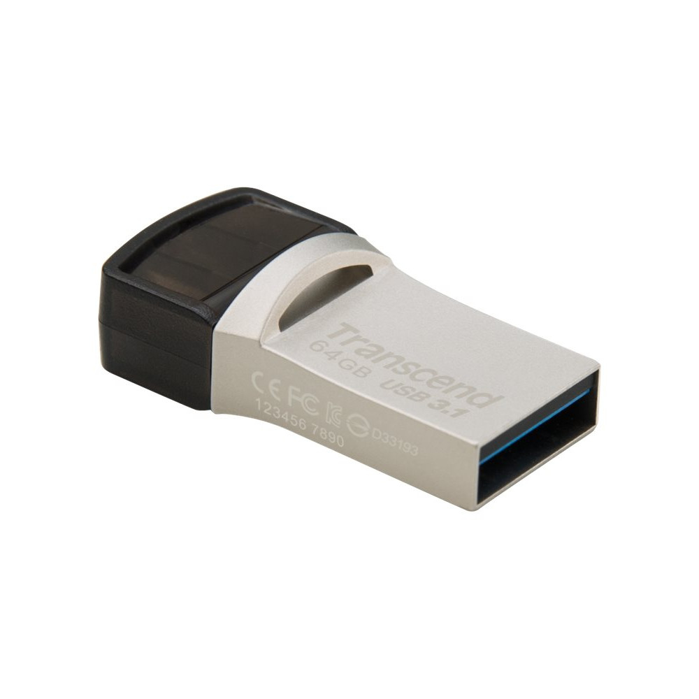 Produktbild för Transcend JetFlash 890 - USB flash-enhet - 64 GB