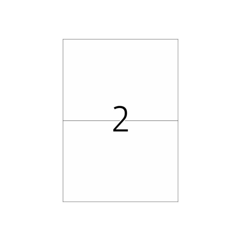 Produktbild för HERMA Premium - laminerade adressetiketter - matt - 20 etikett (er) - 210 x 148 mm